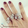 Latest Designer Diamond Rings, Sylvie Collection