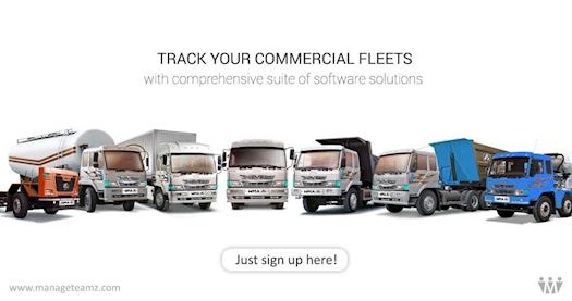 Track Commercial Vehicles with Fleet Tracking App
