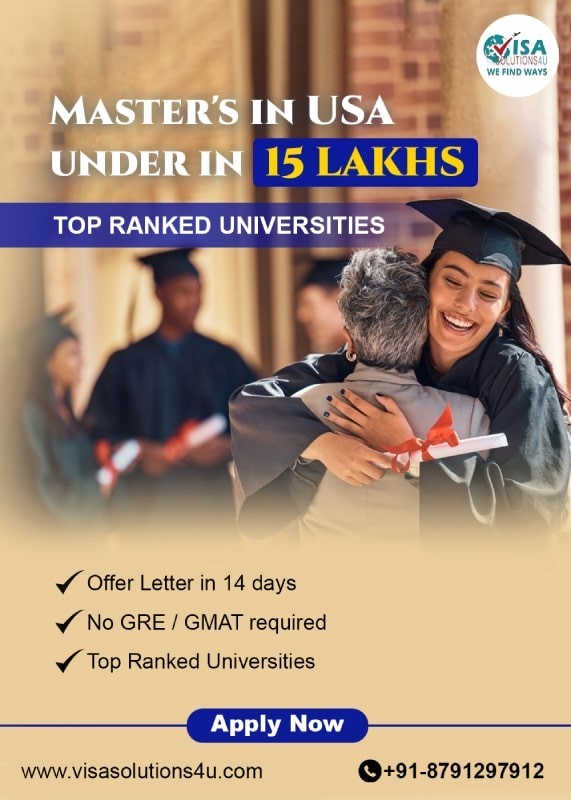 Master’s in the USA for Under 15 Lakhs - Upcoming Intake