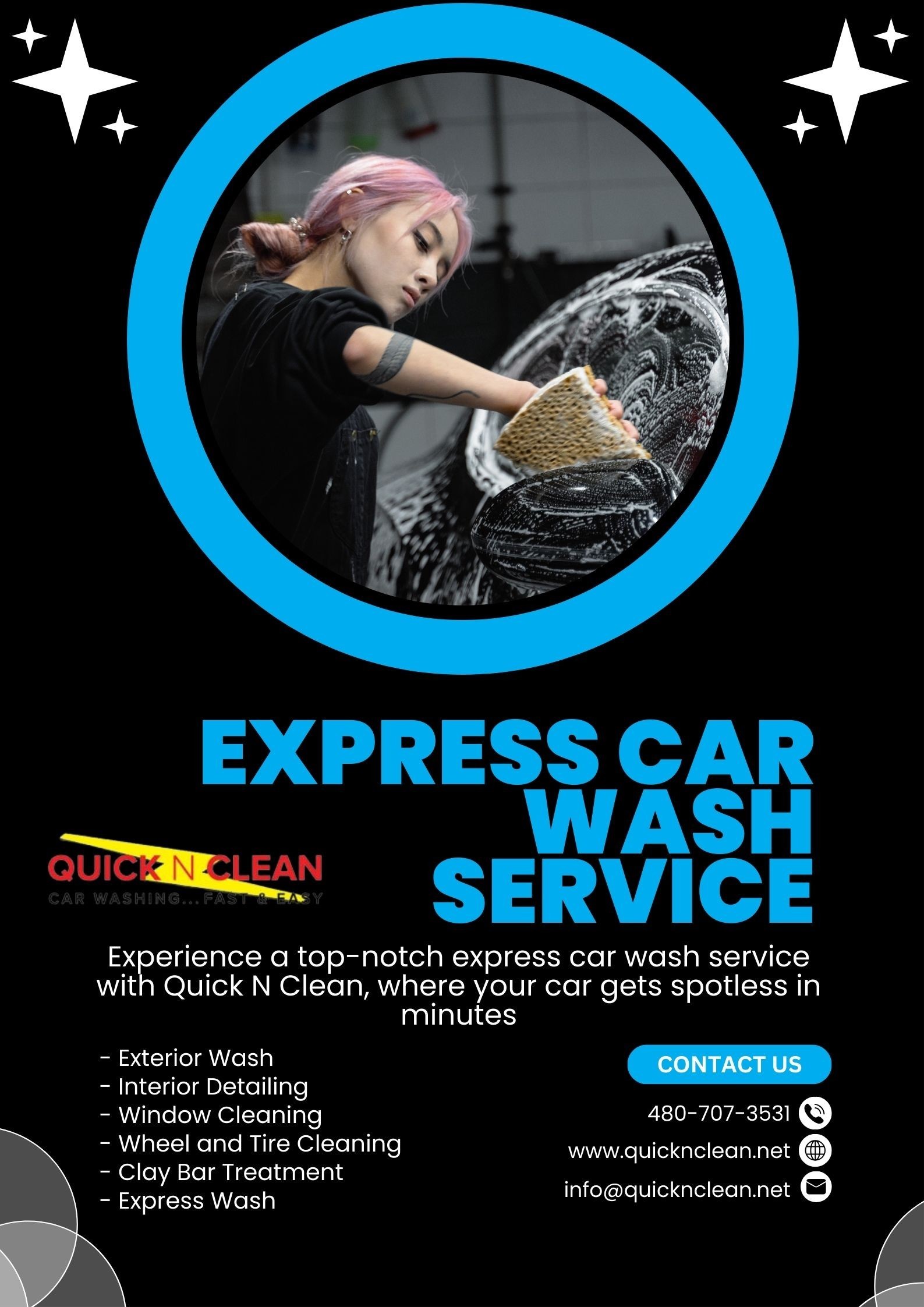 Express Car Wash Service - www.quicknclean.net