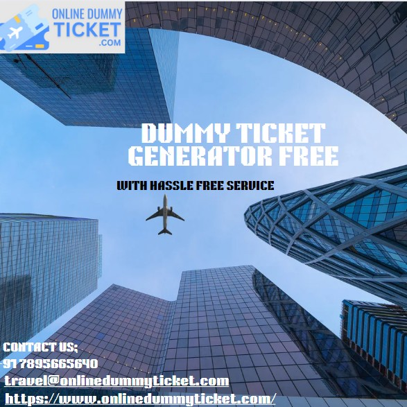 dummy ticket generator free