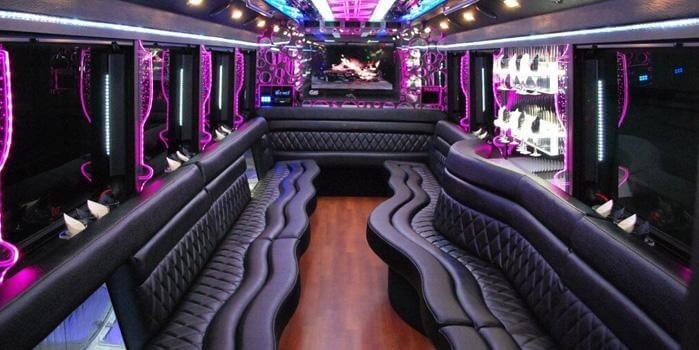 LA Party Bus Interior