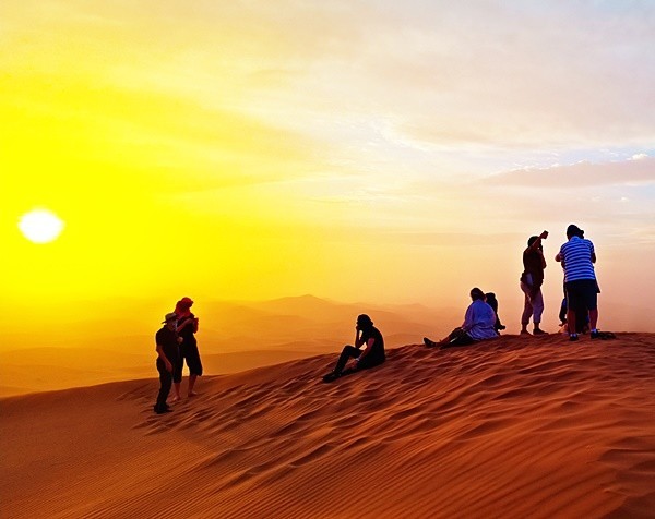 Sahara Desert sunset