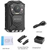 MIUFLY 1296P HD BODY CAMERA WITH 2 INCH DISPLAY, NIGHT VISION, BUILT IN 128G MEMORY AND GPS