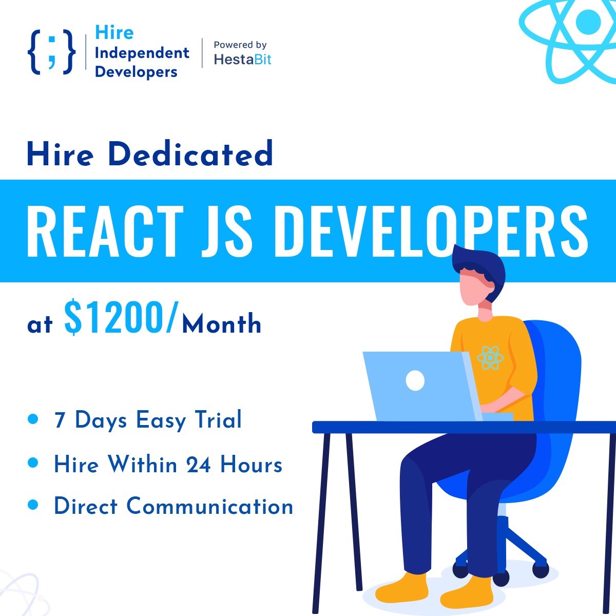 Hire React JS Developers & Programmers | Hire Within 24 Hours