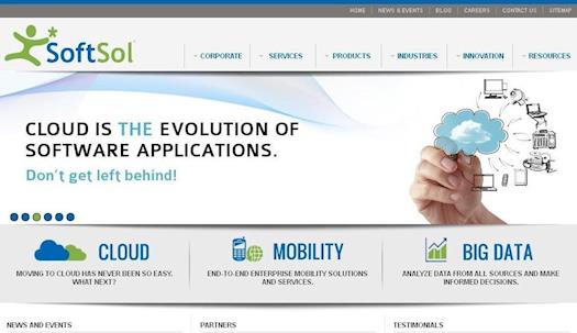 SoftSol Website Image