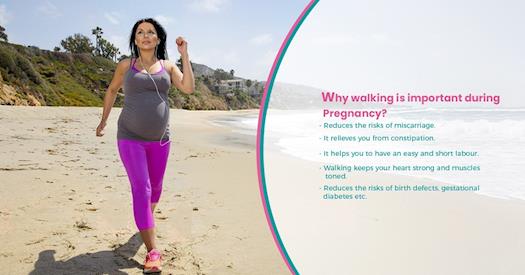 Why walking is important during pregnancy??