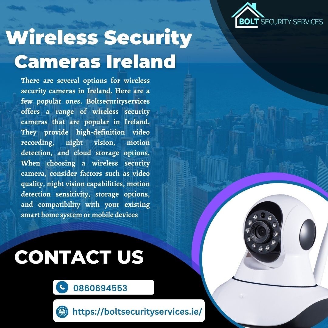Wireless Security Cameras Ireland
