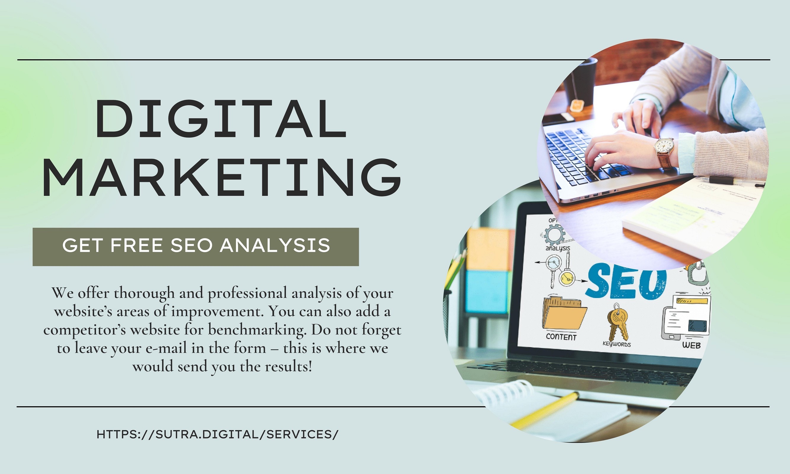Digital Marketing : Get Free SEO Analysis