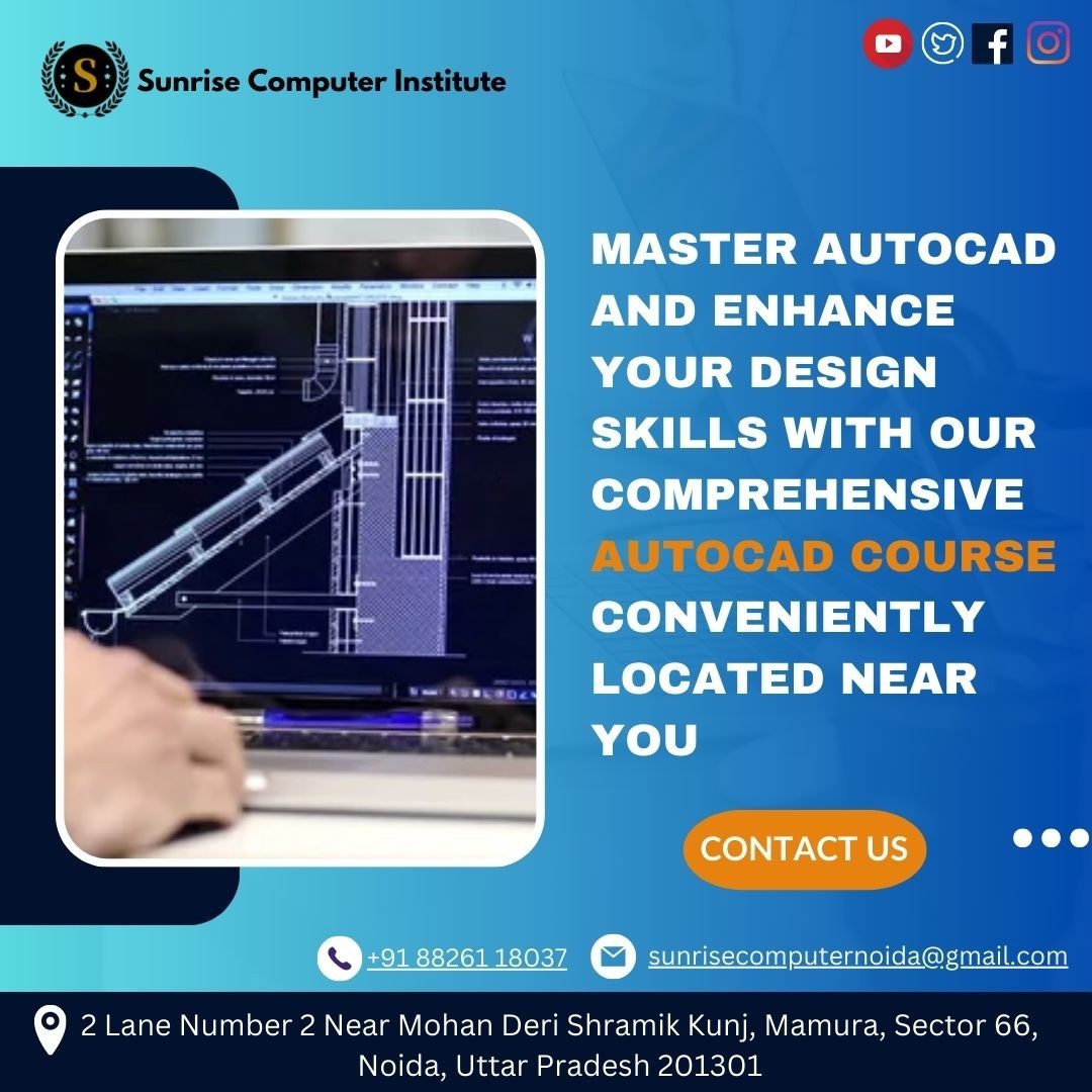 Master Autocad and Enhance Your Design Skills With Our Comprehensive Autocad Course Conveniently Loc
