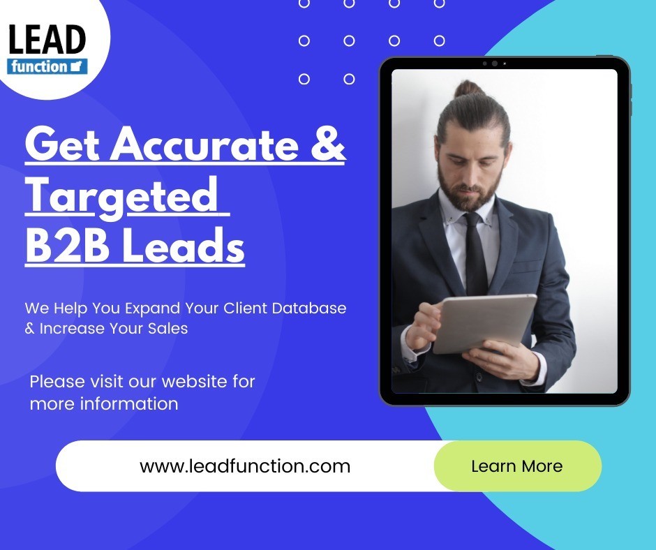 Get Accurate and Targeted B2B Leads at Lead Function