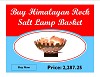 Himalayan Rock Salt Lamp Basket Buy Online
