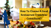 How to choose a good restaurant franchise consultant?