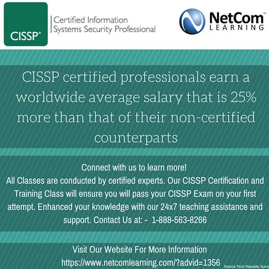 Earn more by validating your Information Security Knowledge with CISSP Certification