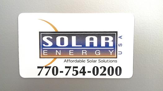 Win This Free Solar Energy USA Magnet 