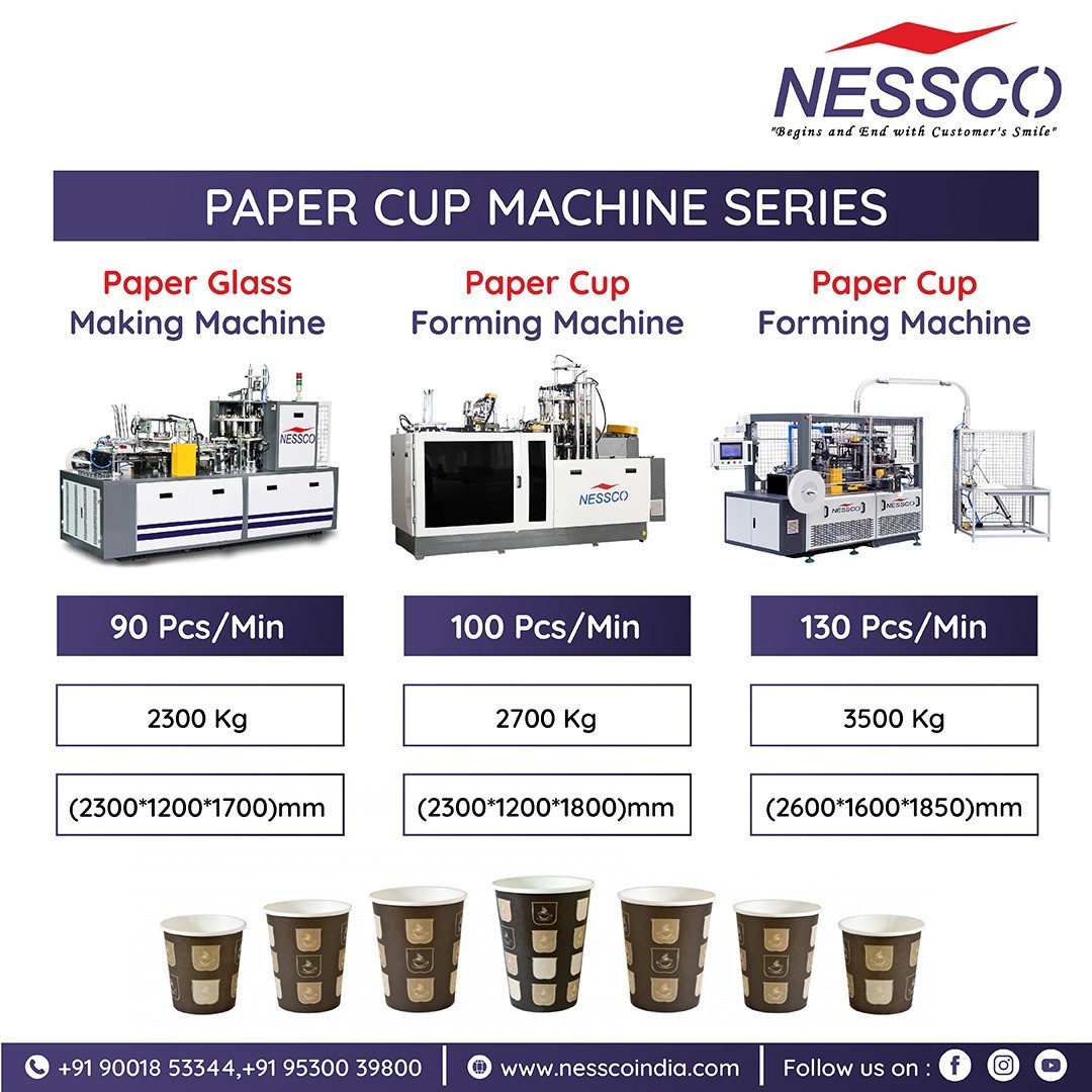 paper cup machine series - nessco india