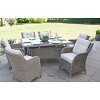 Winchester 6 Seater Rectangular Square Armchair Set