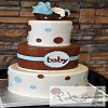 Tiered Baby Shower Cake