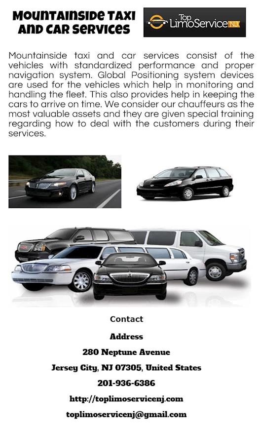 Mountainside taxi and car service 
