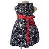 Faye Girls Designer Dresses in Polka Dots