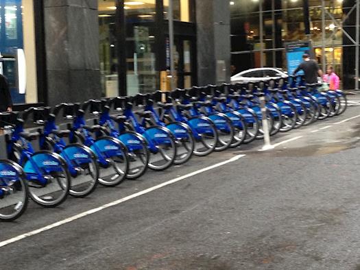 Citibank Bicycles Ready In NYC for Use!
