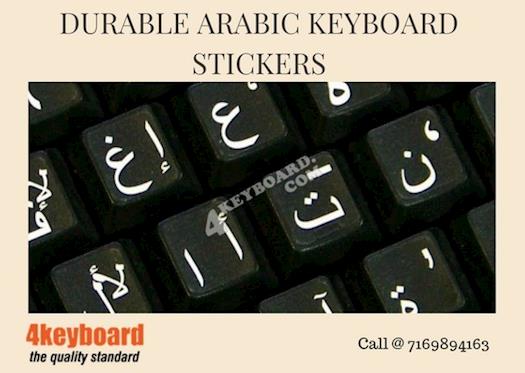 Durable Arabic Keyboard Stickers