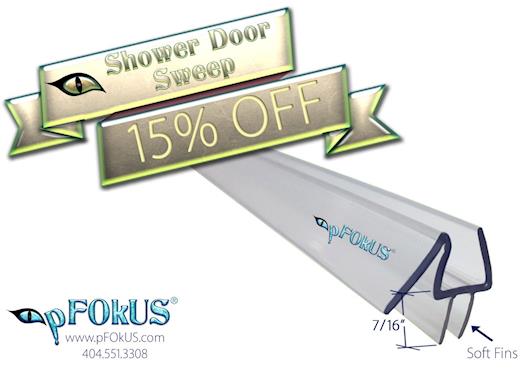 Buy Frameless Shower Door Sweeps- 15% Off