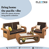With this classic alcanes living Sofa Set collection bring home positive vibes