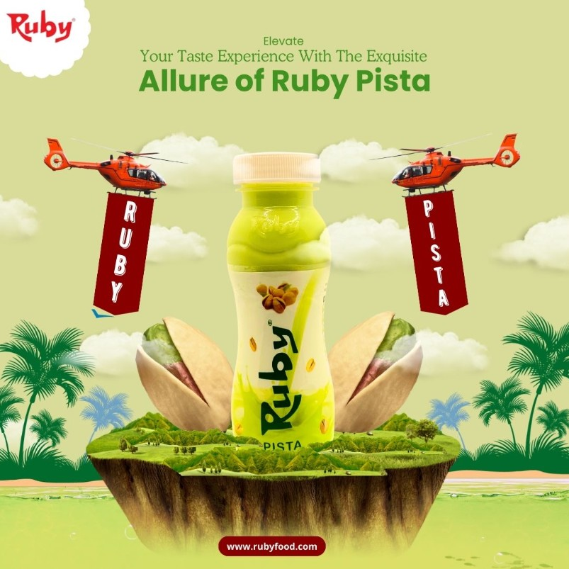 Enjoy a Taste of Nutty Heaven: Rubyfood's Ruby Pista Milkshake