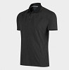 Black Polo Short Sleeves Marathon T-shirt
