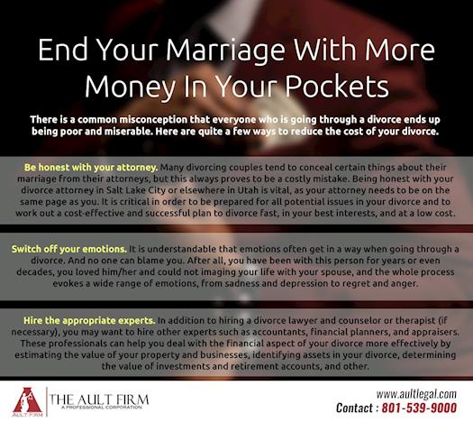 End Your Marriage With More Money In Your Pockets