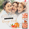 Have a Great Time With Friends and Tasty Orange Candy