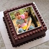 Photo Square Chocolate Cake Same Day Delivery In India