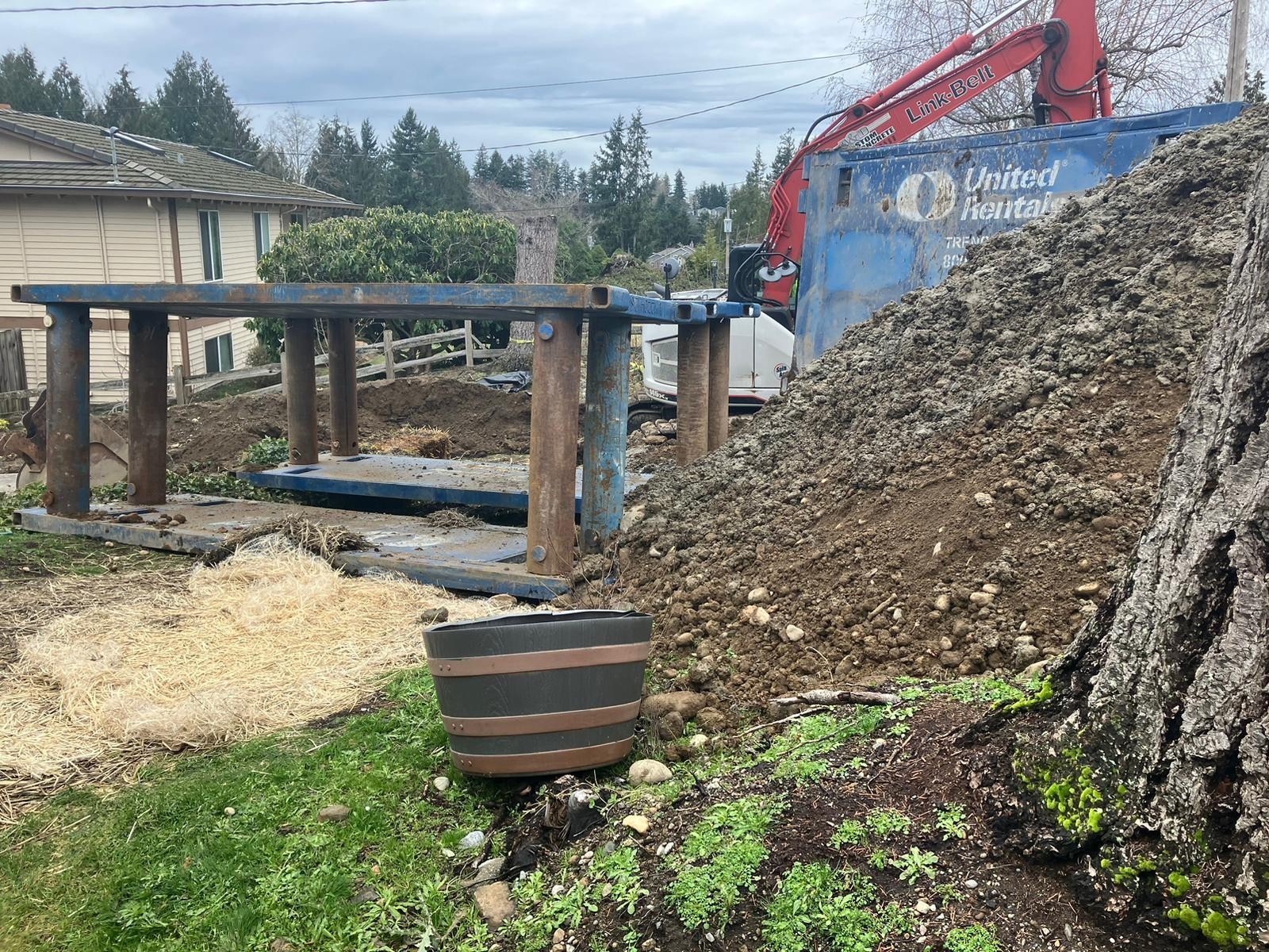 Septic to sewer conversion in Bellevue, WA