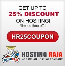 Hosting Raja - 25% OFF on Web Hosting in India - Bring your Site Live at Cheapest Rates in India