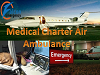 Medical Air Ambulance Service in Bagdogra by Falcon Emergency