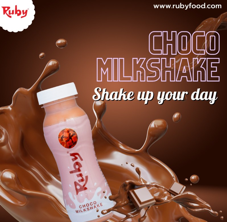 Treat Yourself to the Delightful Delicacy of RubyFood's Chocolate Milkshake
