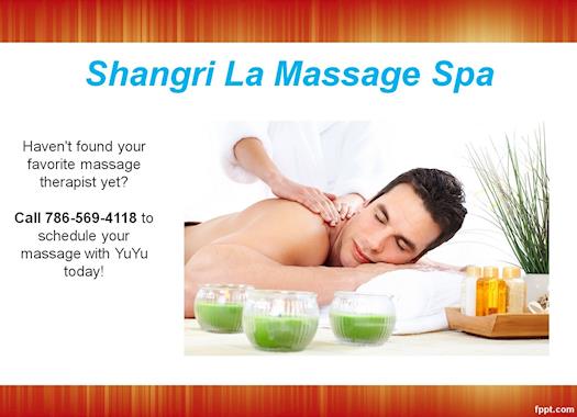 Miami Asian Massage | Shangri La Massage Spa 