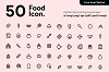 50 Awesome Food Icons | Draftik