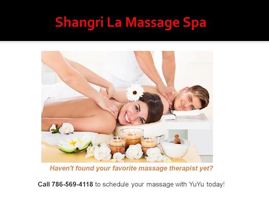 Miami Massage Therapy Services & Pricing