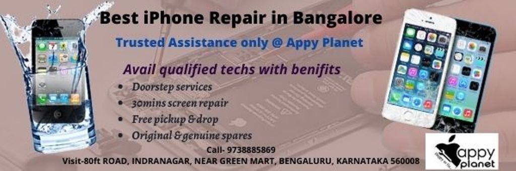 Best of all iPhone service centre in Bangalore, Indiranagar, Koramangala