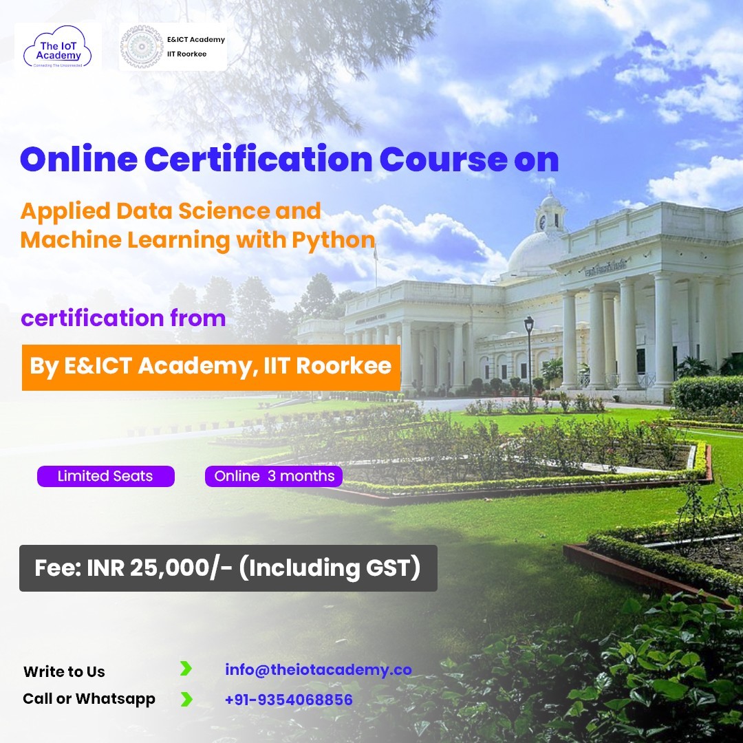 Online Certification course on Applied Data Science and Machine Learning with Python