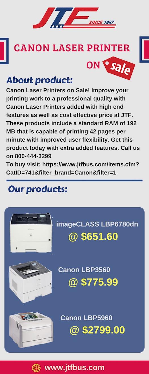 Canon Laser Printers on sale