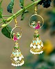 Pakhi Jhumko Kantha Earrings