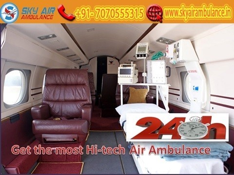 Receive Sky Air Ambulance from Ranchi at a very Economical Cost