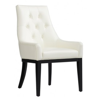 Buy Stylish & Elegant Ivory Accent Leather Chair