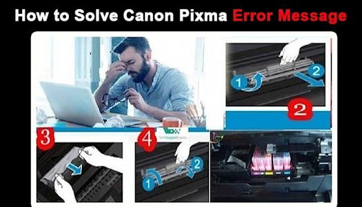    How to Solve Canon Pixma Error Message 