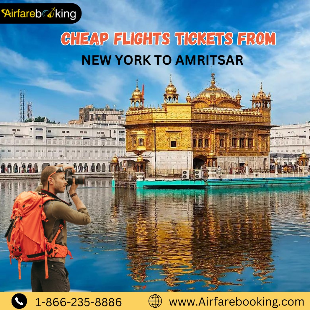 $ 874 Get Cheap Flights Tickets from New York(JFK) to Amritsar(ATQ) 