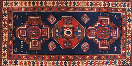 Old armenian carpet