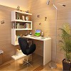 Modern Style KD02 White Office Desk